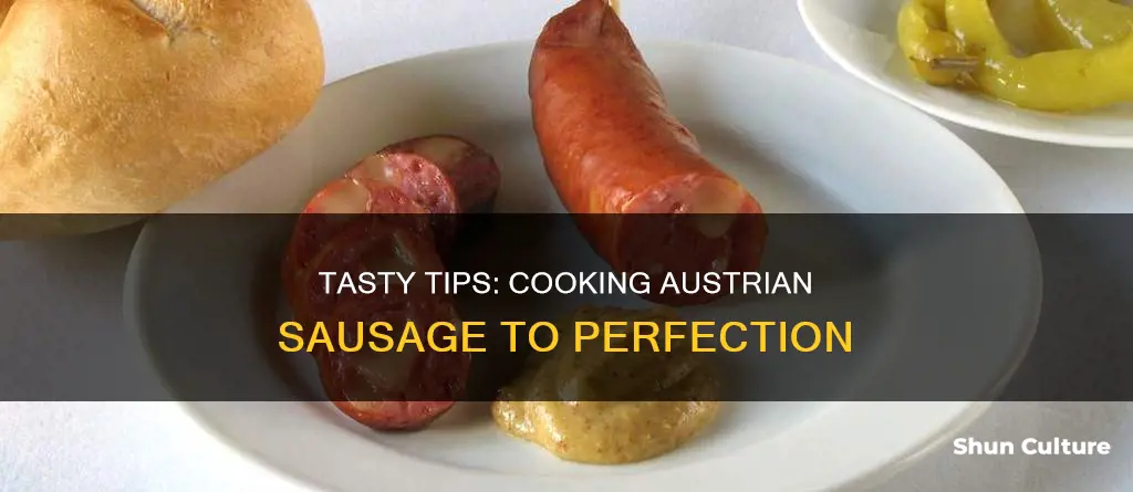 how to cook austrian sausage