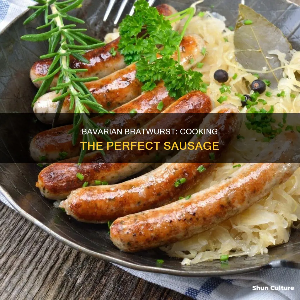 how to cook bavarian bratwurst