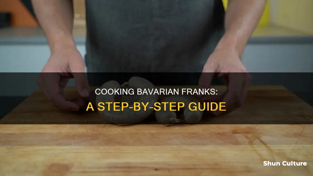 how to cook bavarian franks