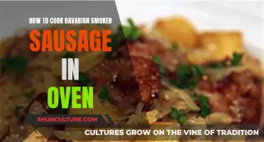 Bavarian Smoked Sausage: Oven-Baked Delights