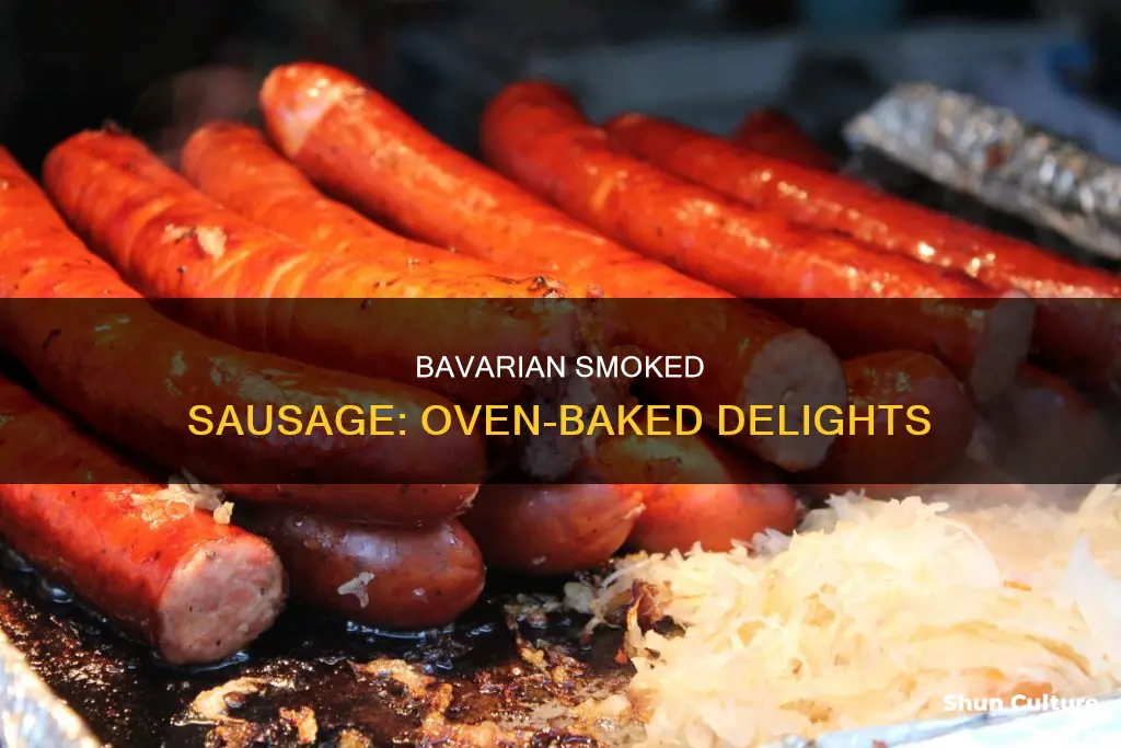 how to cook bavarian smoked sausage in oven