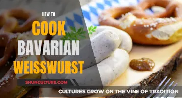 Weisswurst: Bavarian Delicacy, Simple Cooking Techniques