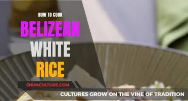 The Perfect Pot of Belizean White Rice: A Simple Guide