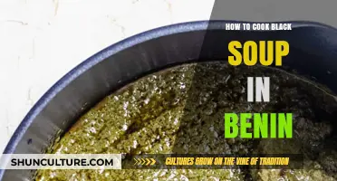 Exploring Benin's Culinary Delight: A Guide to Cooking Black Soup