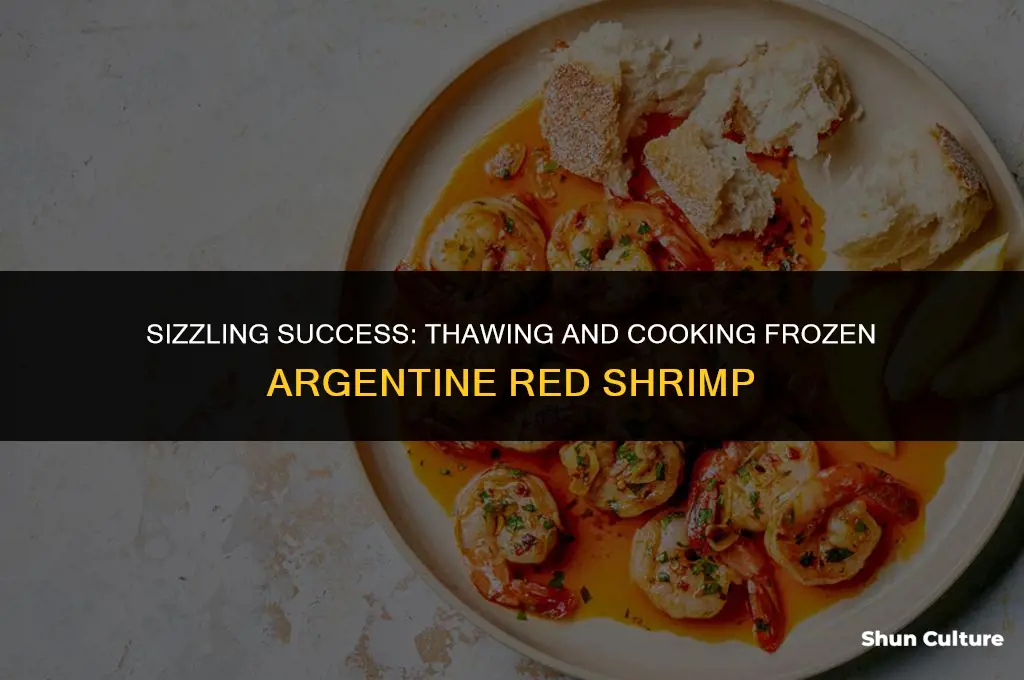 how to cook frozen argentine red shrimp