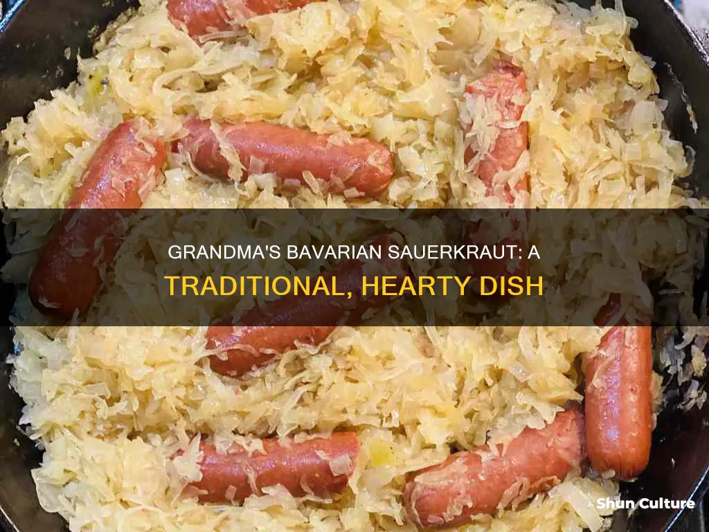 how to cook grandma bavarian sauerkraut