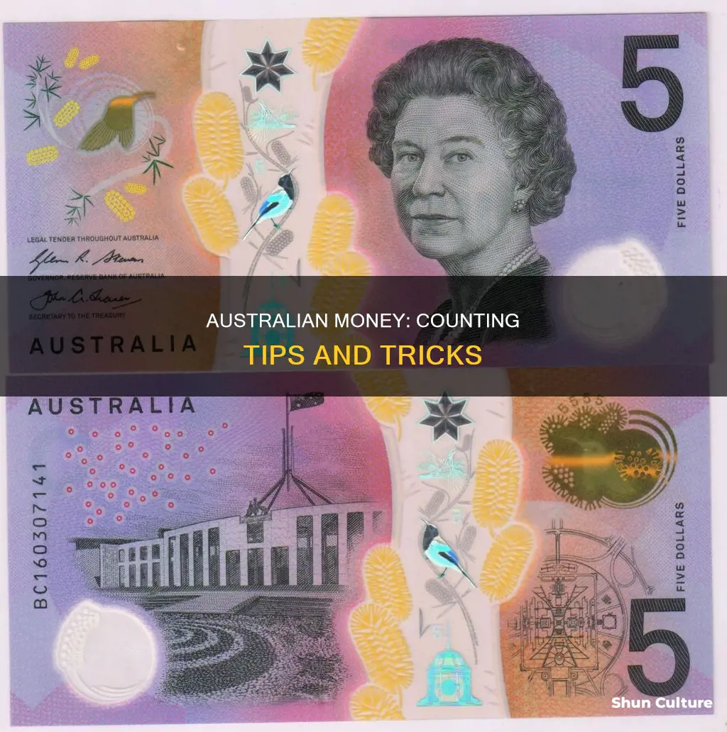 how to count australian money