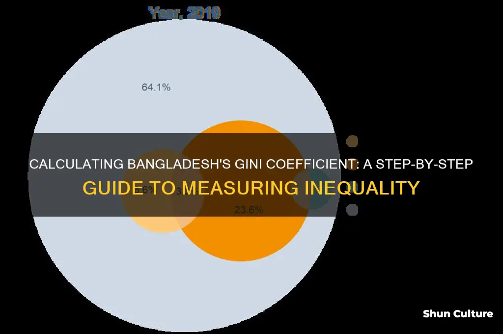 how to count gini coefficient for bangladesh