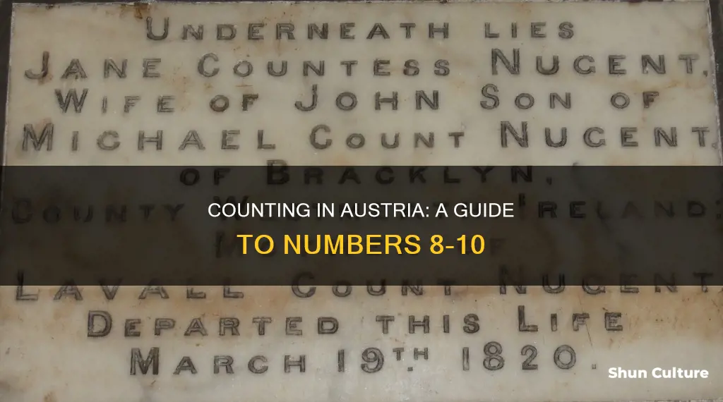 how to count in austria