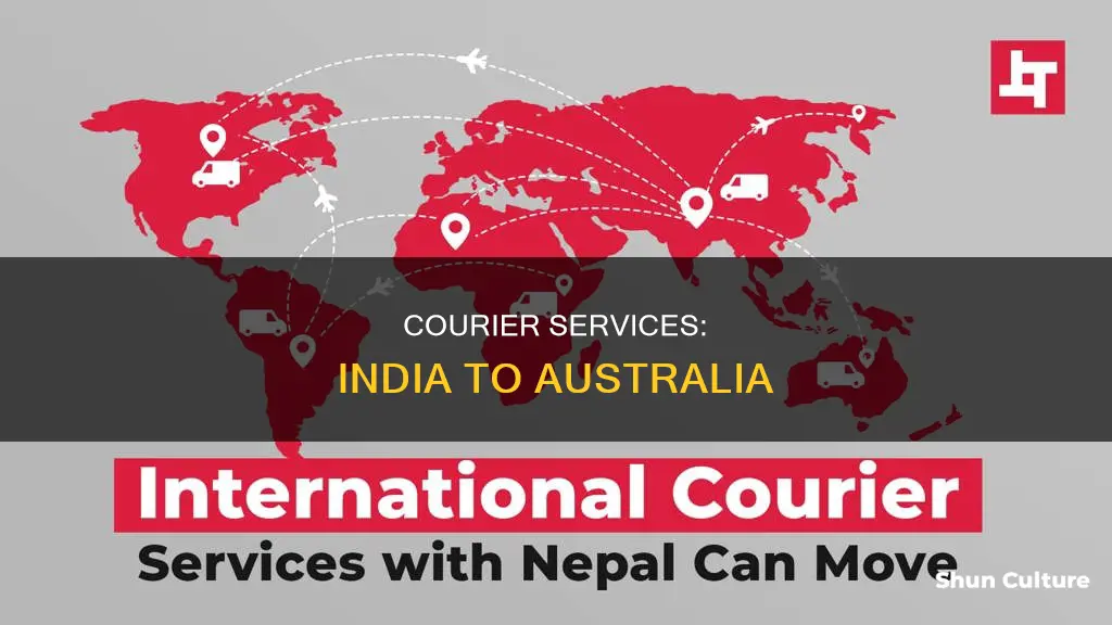 how to courier from india to australia