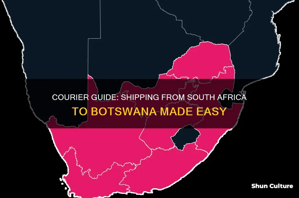 how to courier from sa to botswana