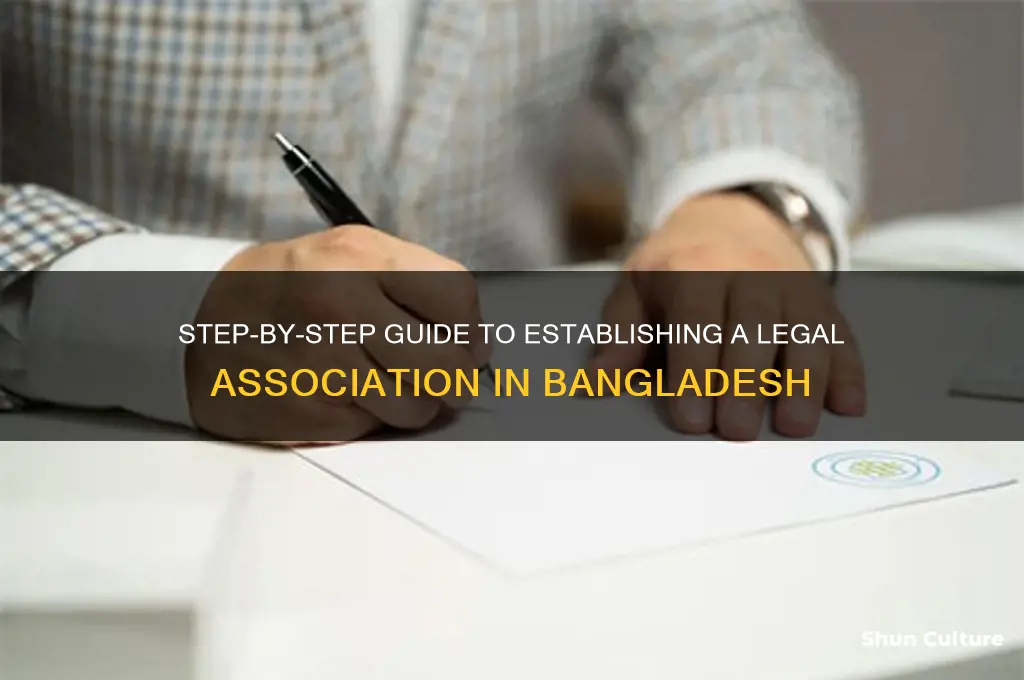 how to create an association in bangladesh