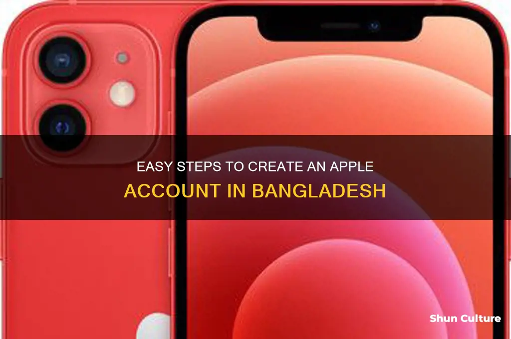 how to create apple account in bangladesh