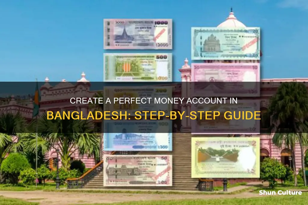 how to create perfect money account in bangladesh