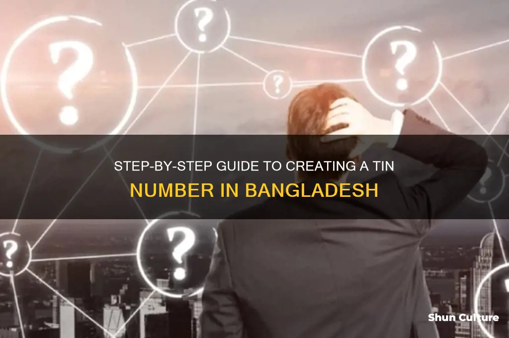 how to create tin number in bangladesh