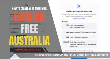 Creating a Custom Email Domain in Australia for Free