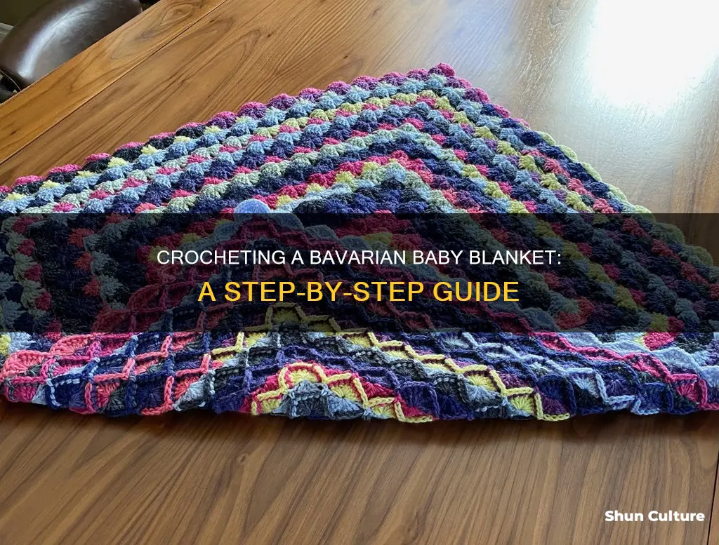 how to crochet a bavarian baby blanket