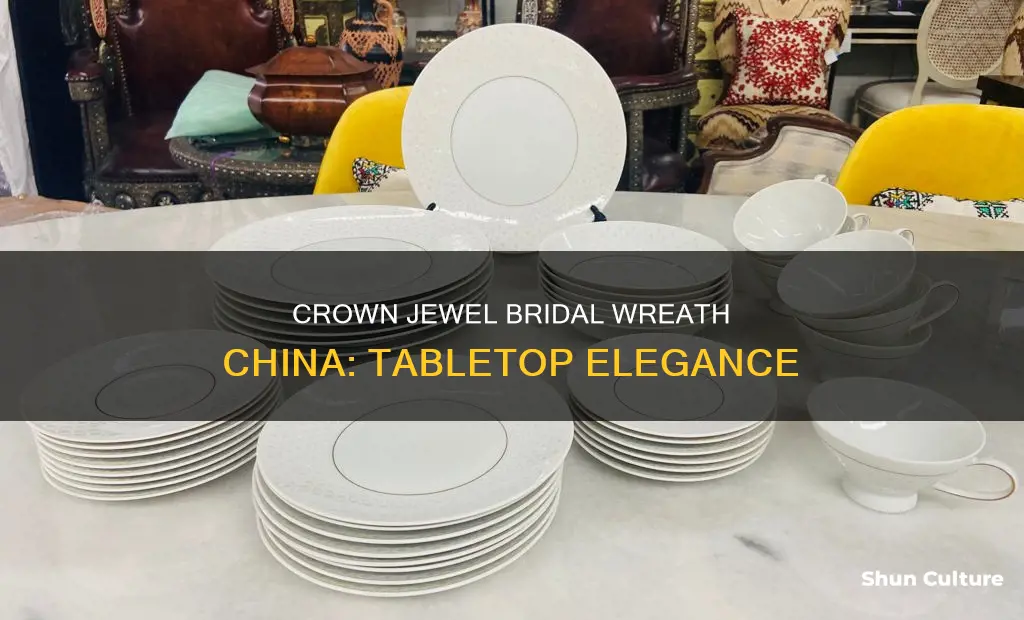 how to decorate with crown jewel bridal wreath china bavaria