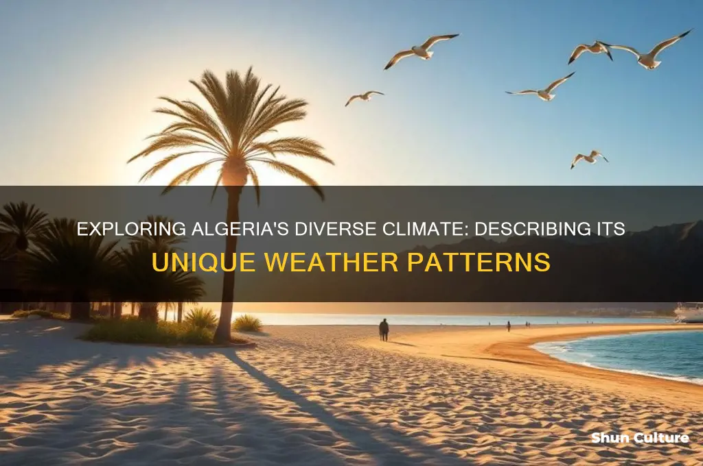 how to describe the weather in algeria