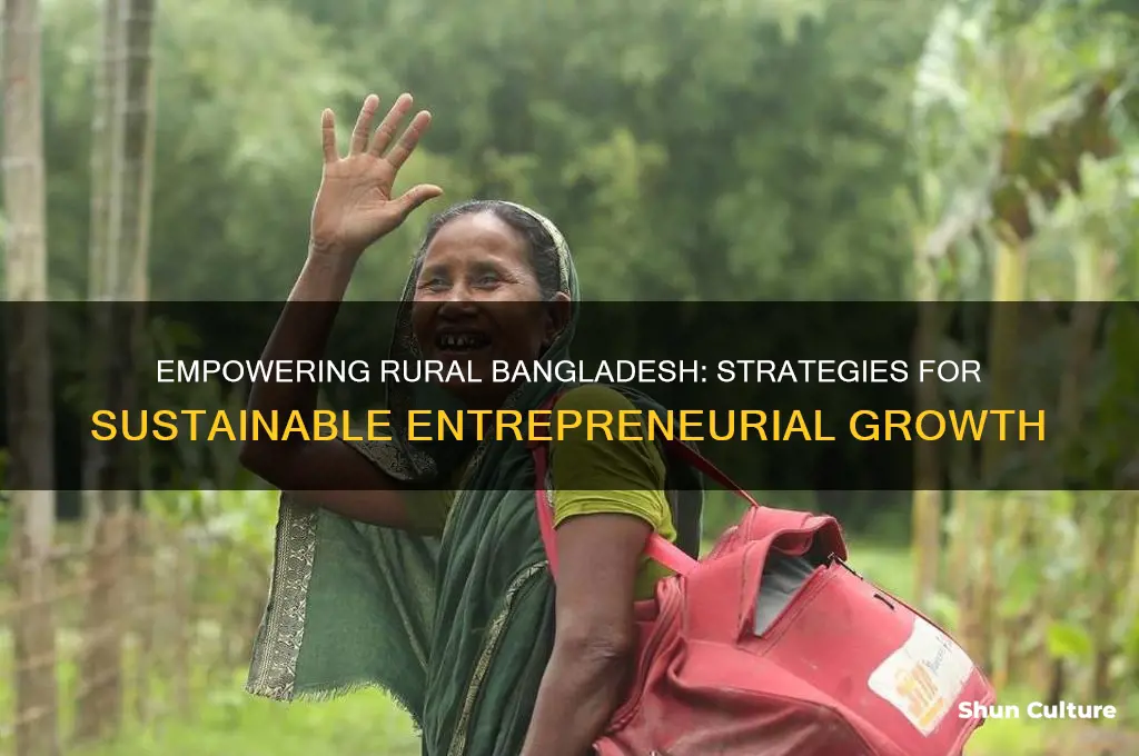 how to develop rural entrepreneurship in bangladesh