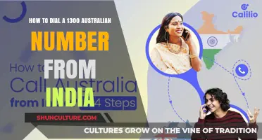 Making Australian 1300 Calls From India: A Guide