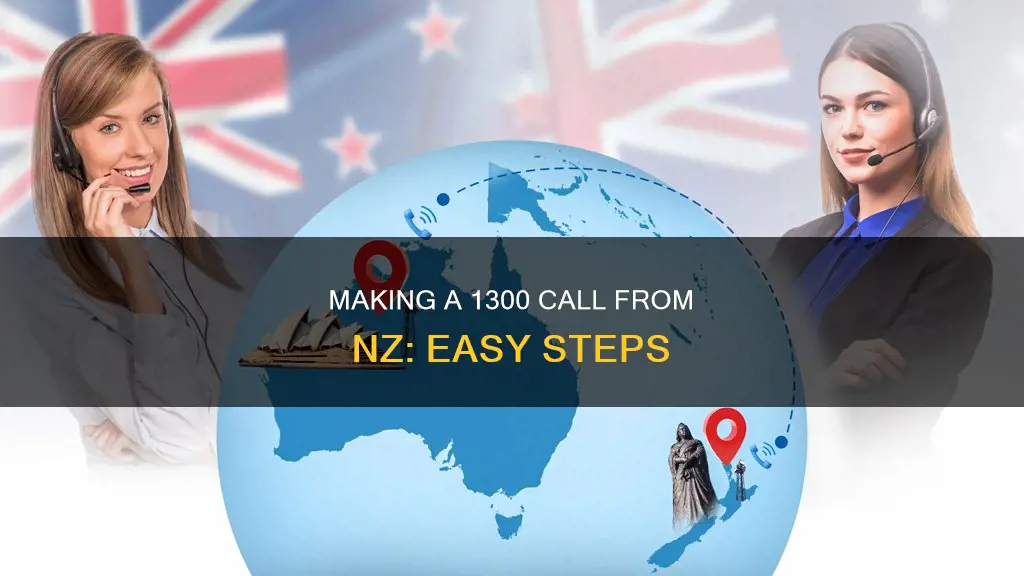 how to dial a 1300 australian number from nz