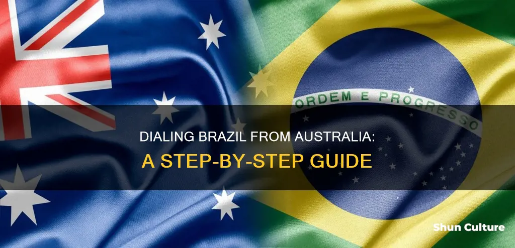 how to dial a brazil number from australia