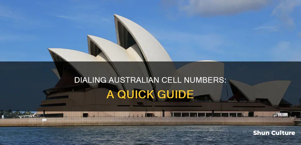how to dial a cell number to australia