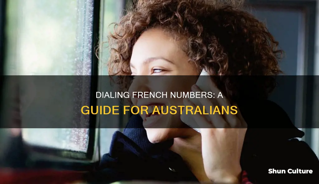 how to dial a french mobile number from australia