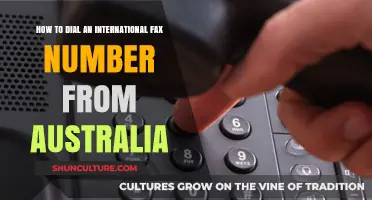Dialing International Faxes: Australia's Guide