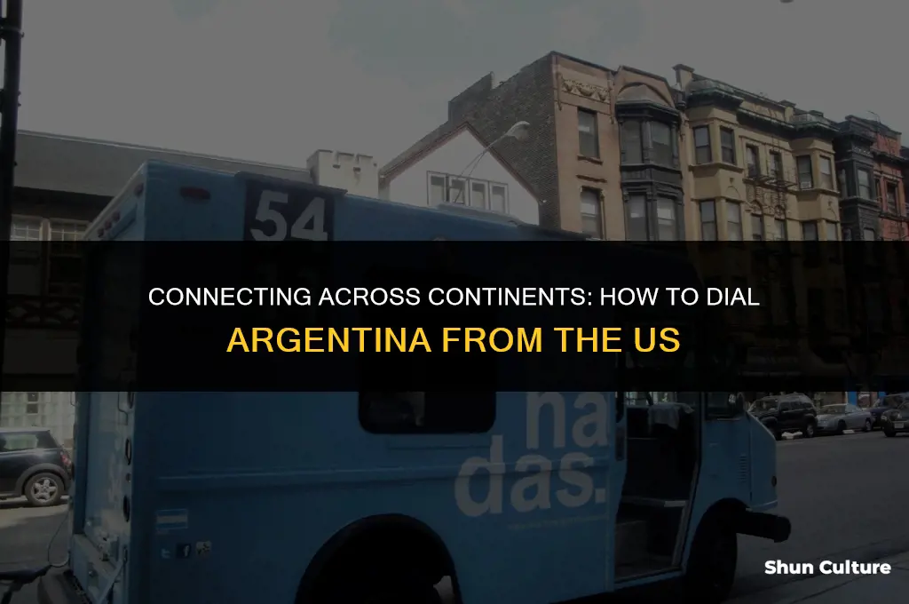 how to dial argentina from the us