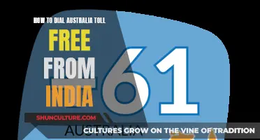 Making Toll-Free Calls to Australia from India