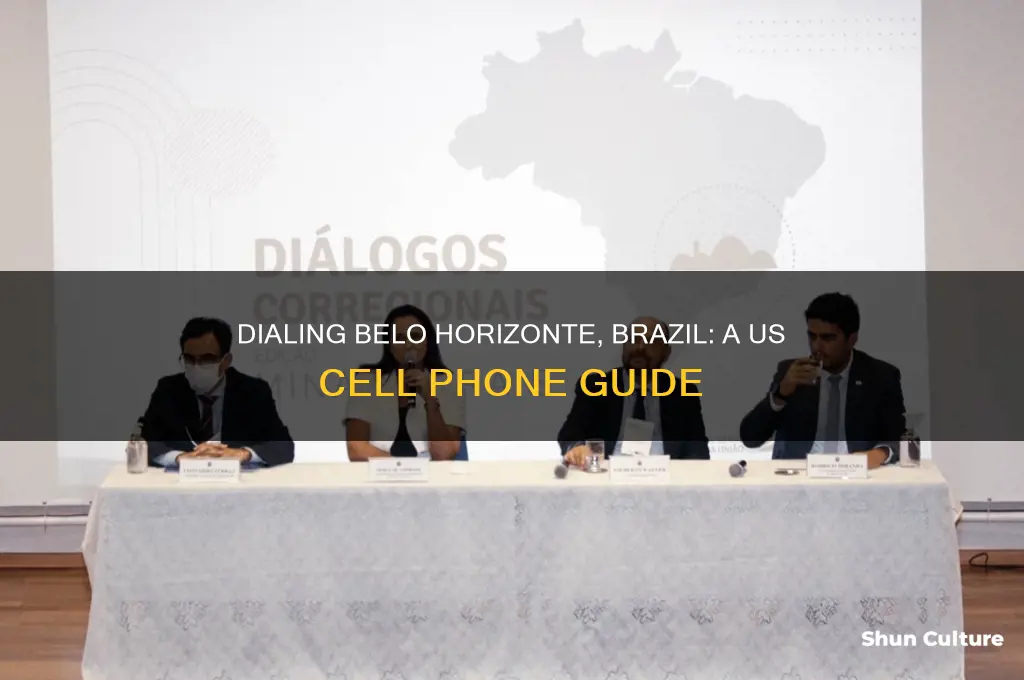 how to dial bello horizonte brazil cell phone from us