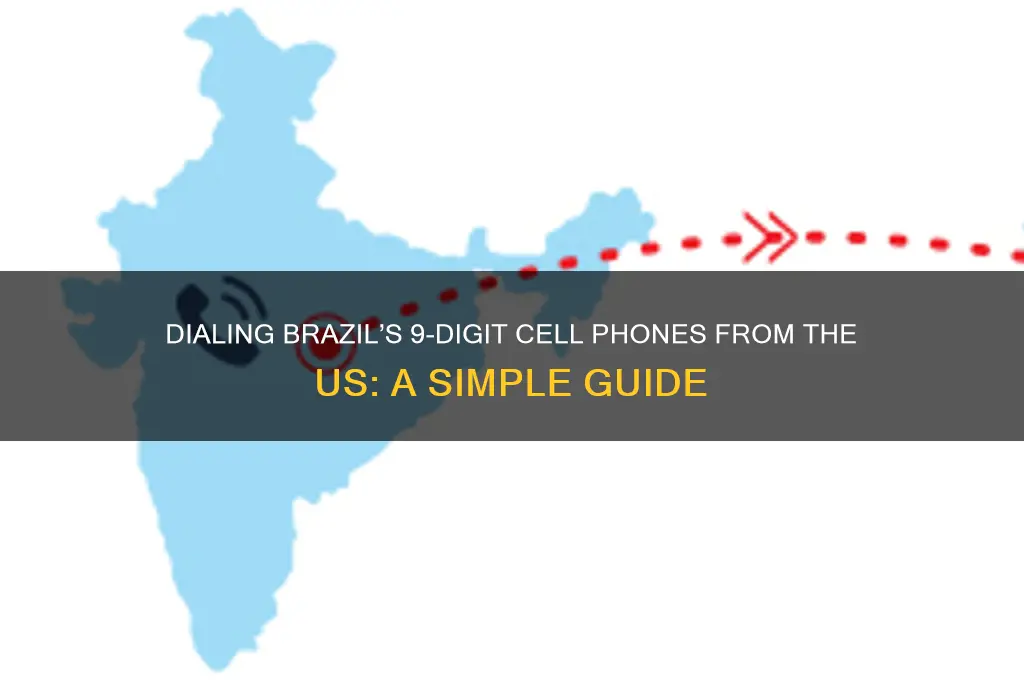 how to dial brazil 9 digit cell phone from us