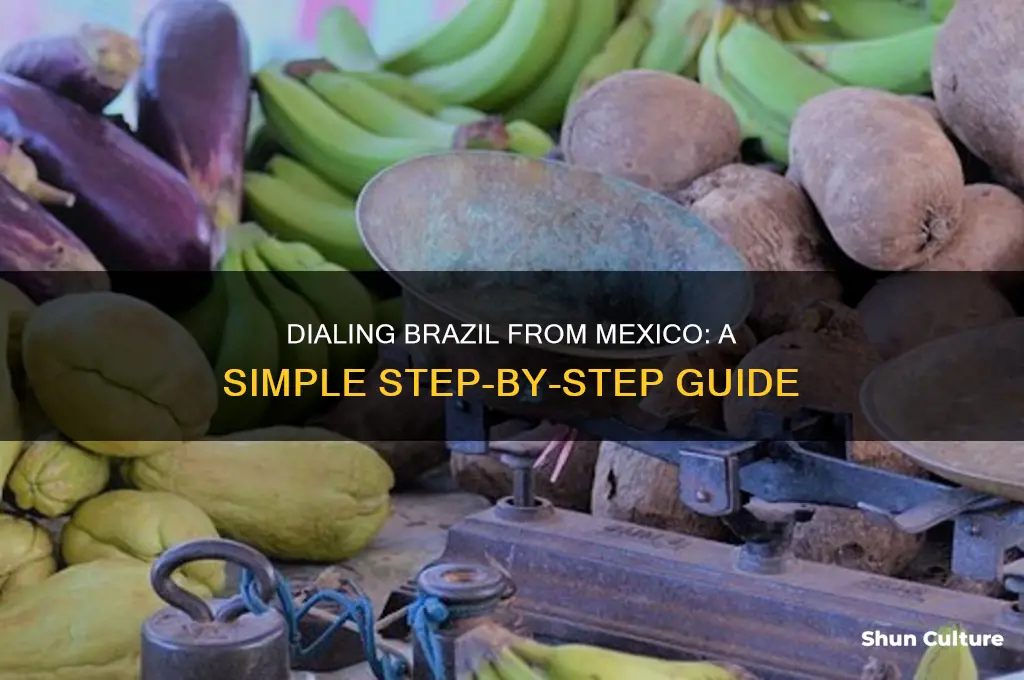 how to dial brazil from mexico
