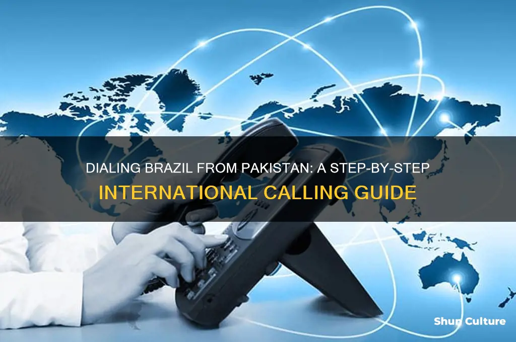 how to dial brazil from pakistan