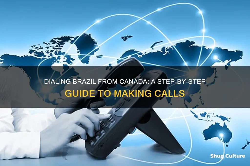 how to dial brazil number from canada