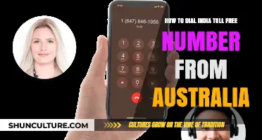 Dialing India: Toll-Free Calls From Australia