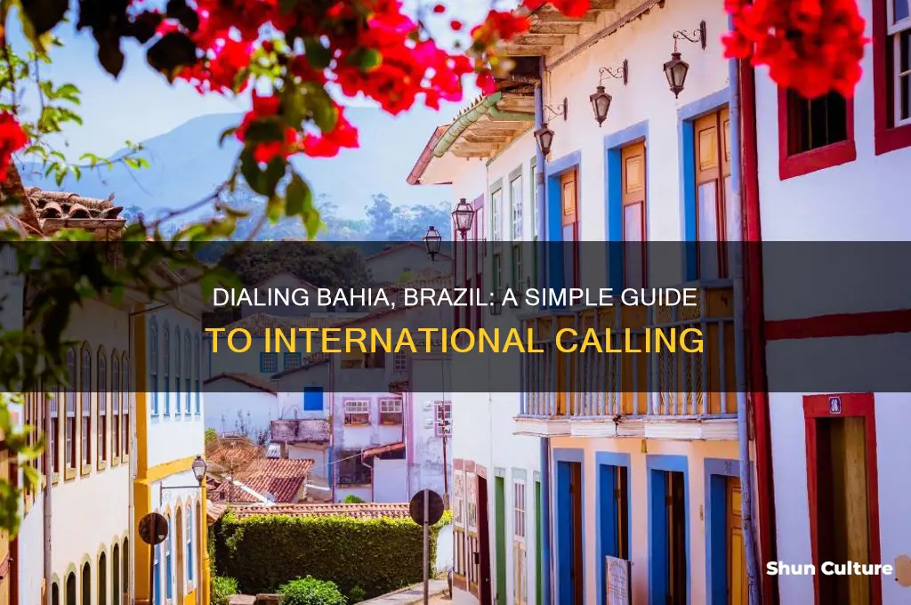 how to dial to bahia brazil