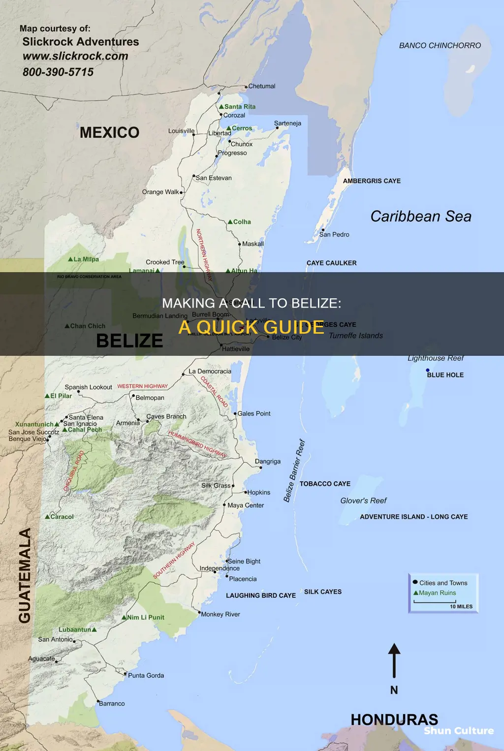 how to dial to belize