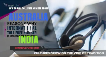 Dialing Toll-Free: India to Australia
