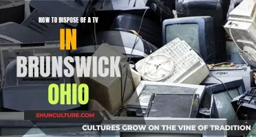 Dispose Old TV in Brunswick, Ohio