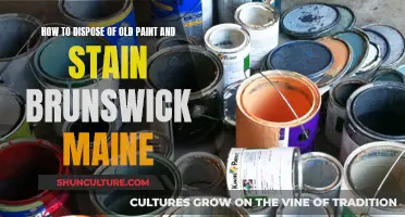 Dispose of Old Paint in Brunswick, Maine