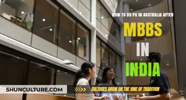 Pursuing a PG in Australia after MBBS in India