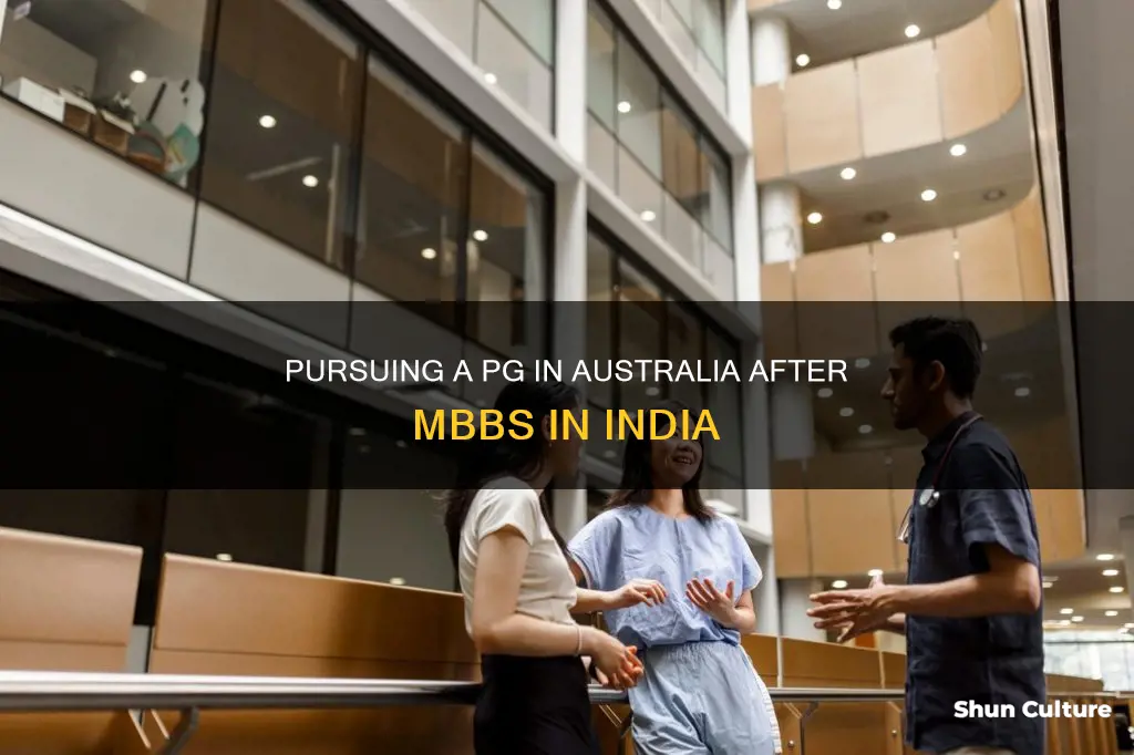 how to do pg in australia after mbbs in india