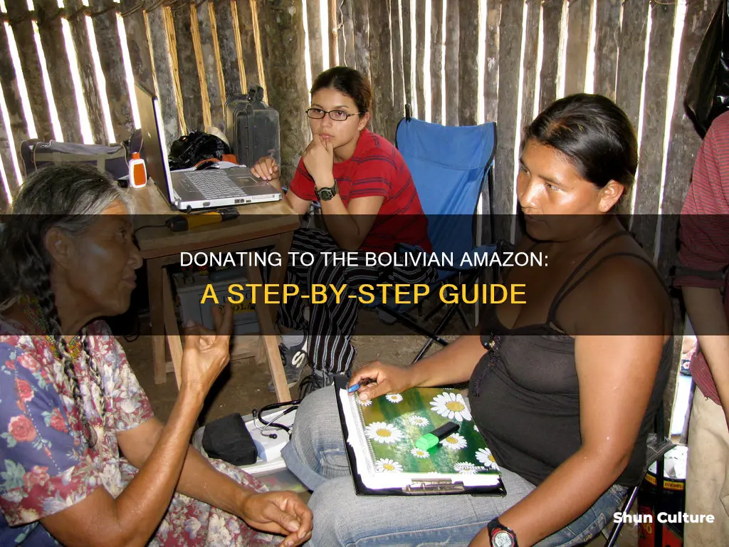 how to donate to bolivian amazon