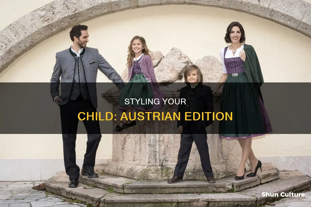 how to dress a child like an austrian
