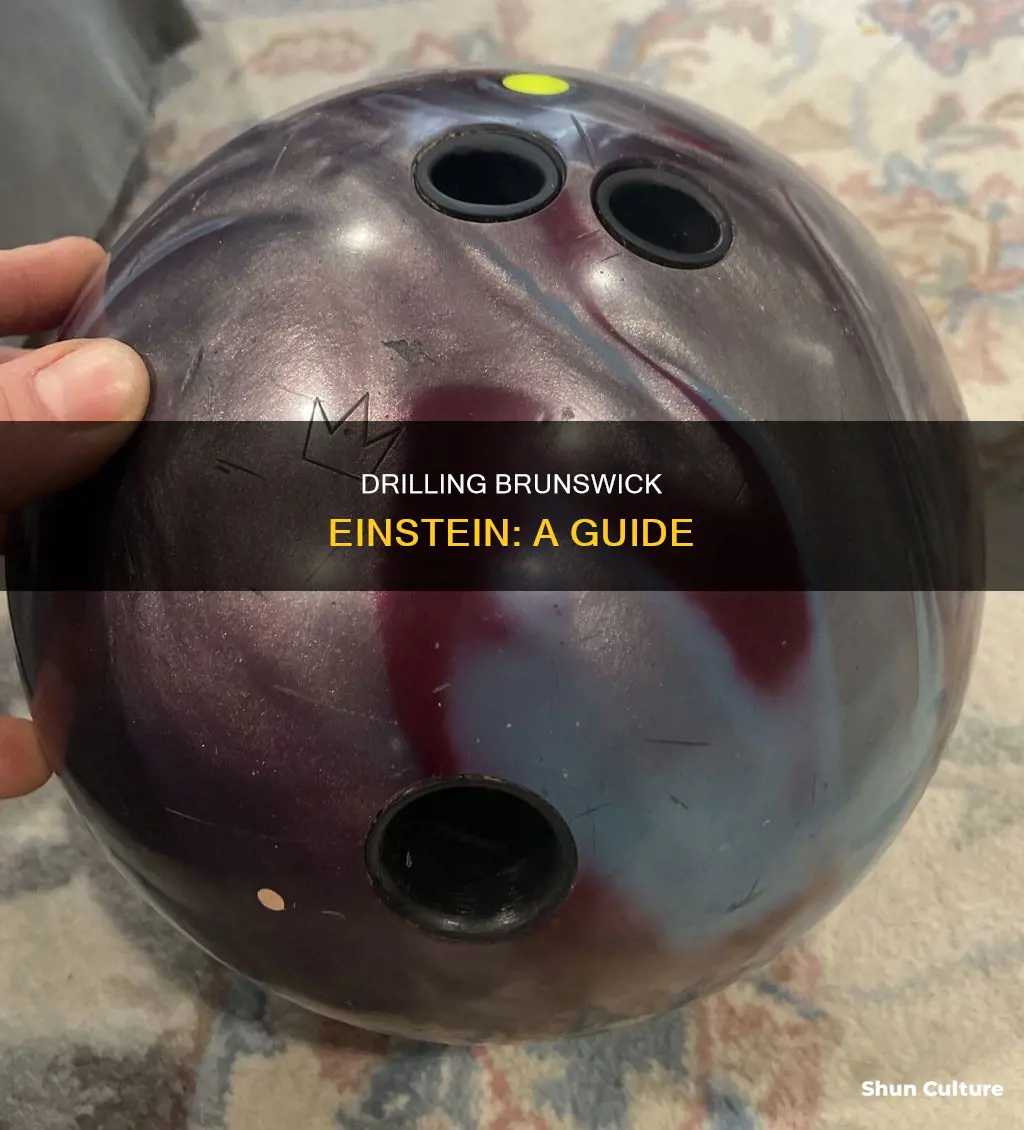 how to drill a brunswick einstein bowling ball