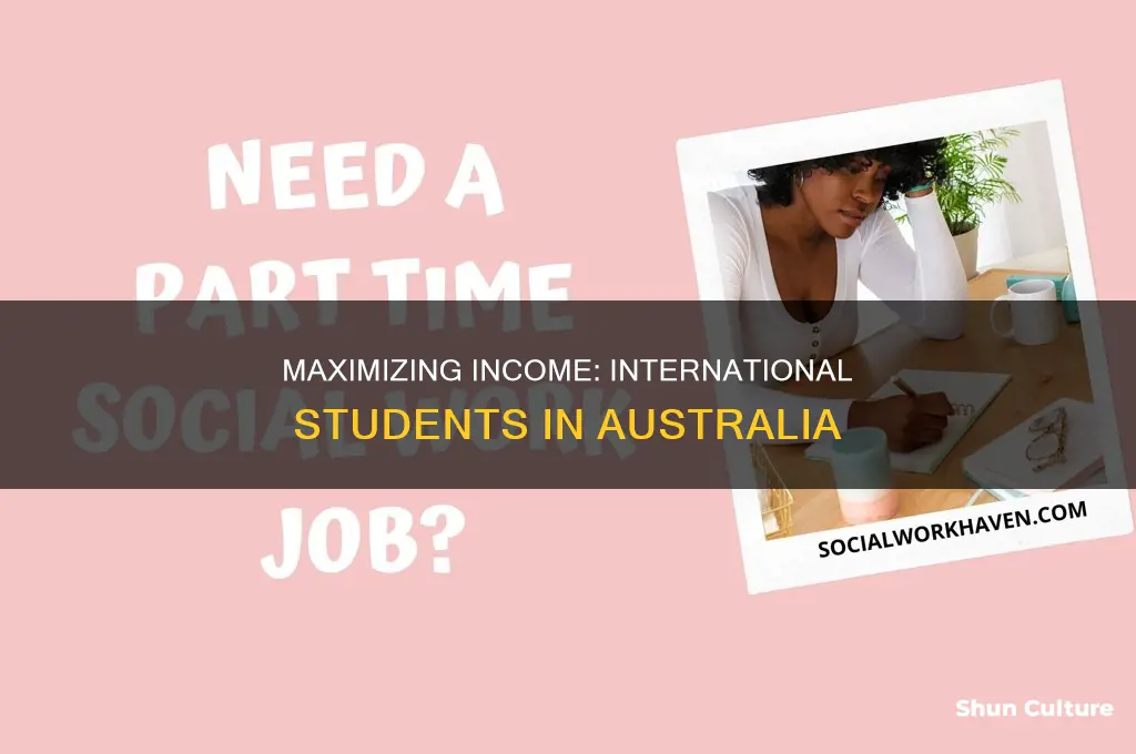 how to earn money as an international student in australia