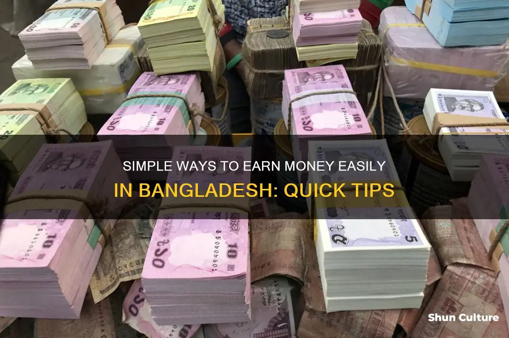 how to earn money easily in bangladesh